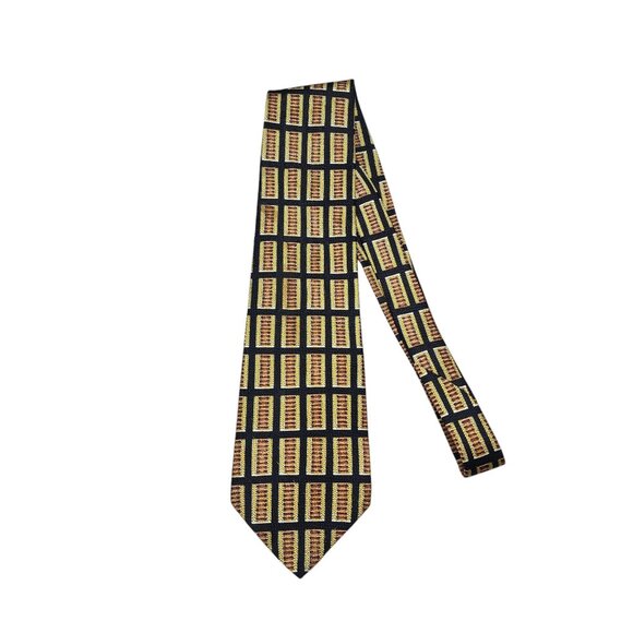 The Metropolitan Museum Of Art Masterworks Collection Silk Tie Black/Gold READ - Picture 1 of 7